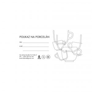 Dárkový poukaz na kurz porcelánu